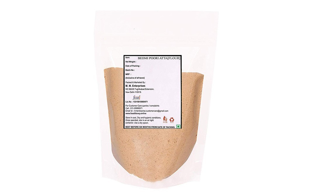 Food Library Rajasthani Bedmi Poori Atta (Flour)   Pack  400 grams
